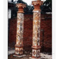 Customized house decorative pillars caps designs marble columns